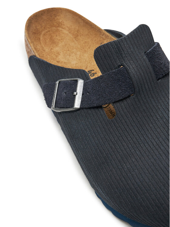 Birkenstock Birkenstock Чехли Boston zamsz 1026108 Тъмносин