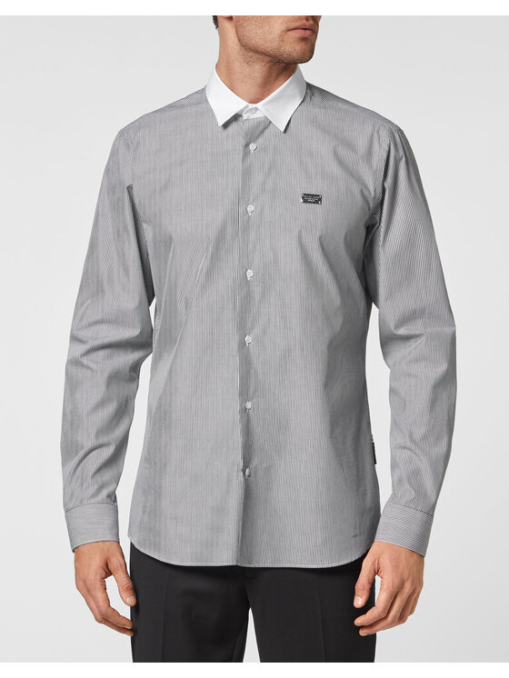 PHILIPP PLEIN PHILIPP PLEIN Camicia 8283 Nero Fitted Fit