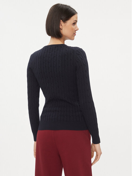 Gant Gant Svetr 4800100 Tmavomodrá Slim Fit