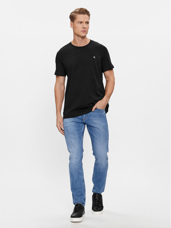 Calvin Klein Jeans Calvin Klein Jeans Тишърт J30J325268 Черен Regular Fit