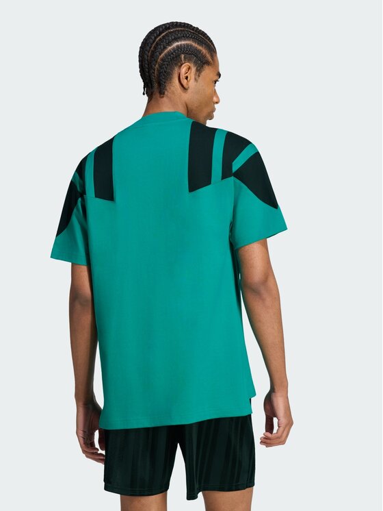 adidas adidas Koszulka techniczna 172006 Zielony Loose Fit