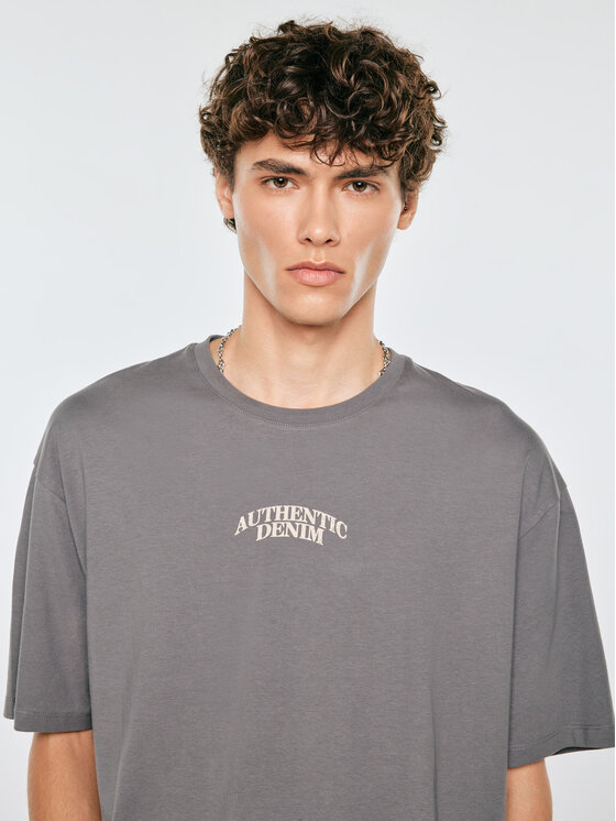 BIG STAR BIG STAR T-Shirt COLTON Szary Oversize
