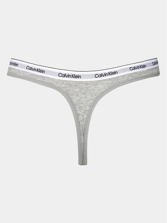 Calvin Klein Underwear Calvin Klein Underwear Kalhotky string 000QD5043E Šedá