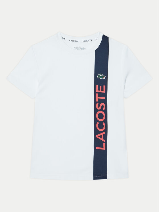 Lacoste T-krekls TJ8489 Balts Regular Fit