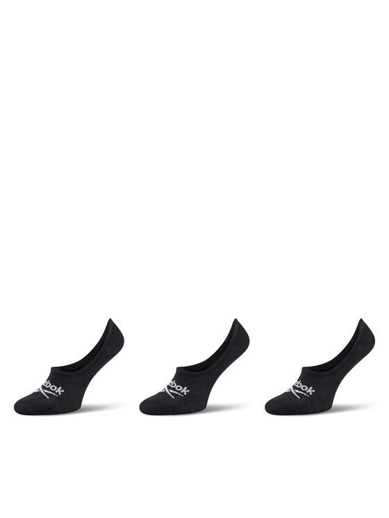 Reebok 3 unisex pēdiņu pāru komplekts R0351-SS24 (3-pack) Melns