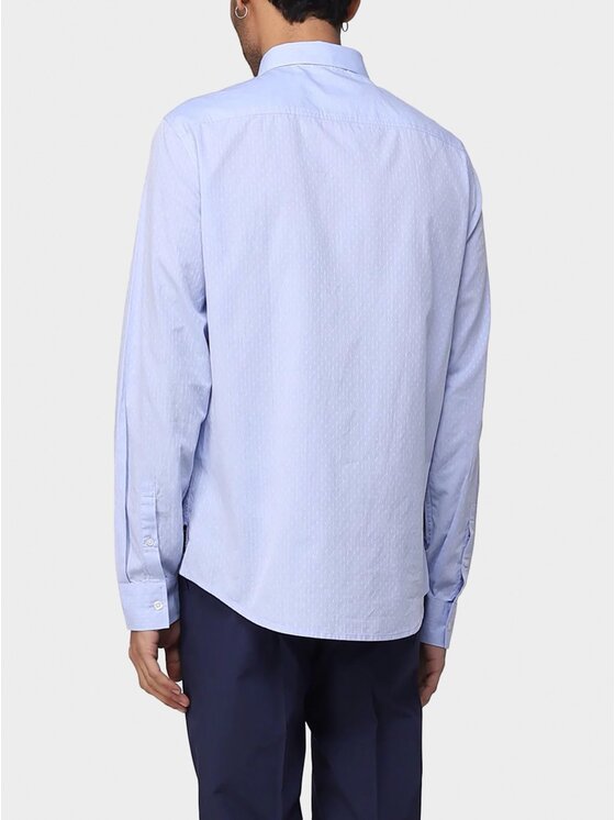 Armani Exchange Armani Exchange Košile 3RZC36 ZN1EZ 21BU Modrá Slim Fit