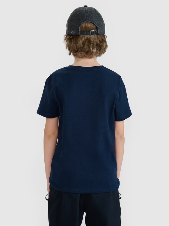 4F 4F T-shirt 4FJWSS25TTSHM2179-31S Blu Regular Fit