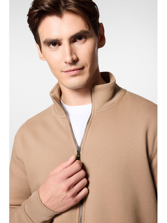 Próchnik Próchnik Bluza PM14 BL073224000009 Beżowy Regular Fit