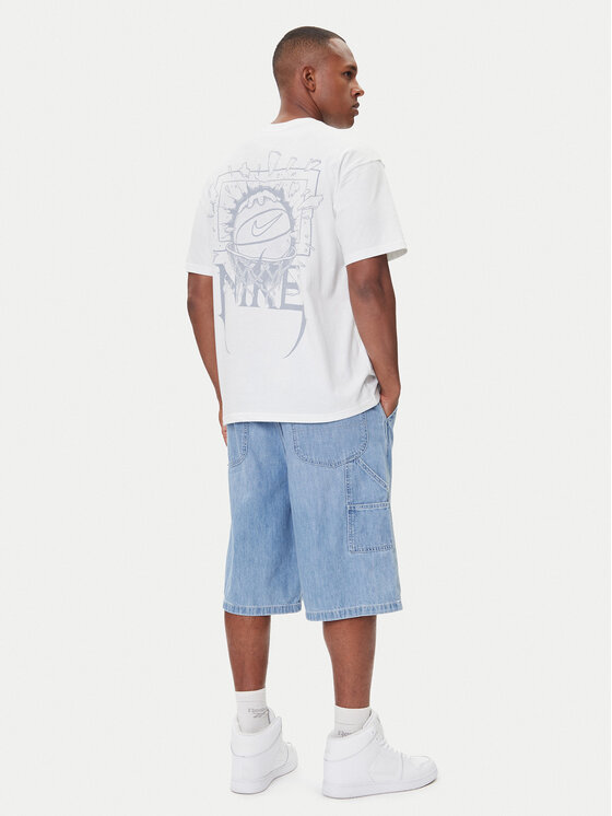 Nike Nike Tricou HJ3431 121 Alb Loose Fit