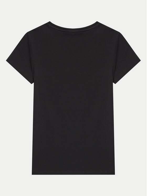 Guess Guess Tričko J4RI49 J1314 Čierna Regular Fit