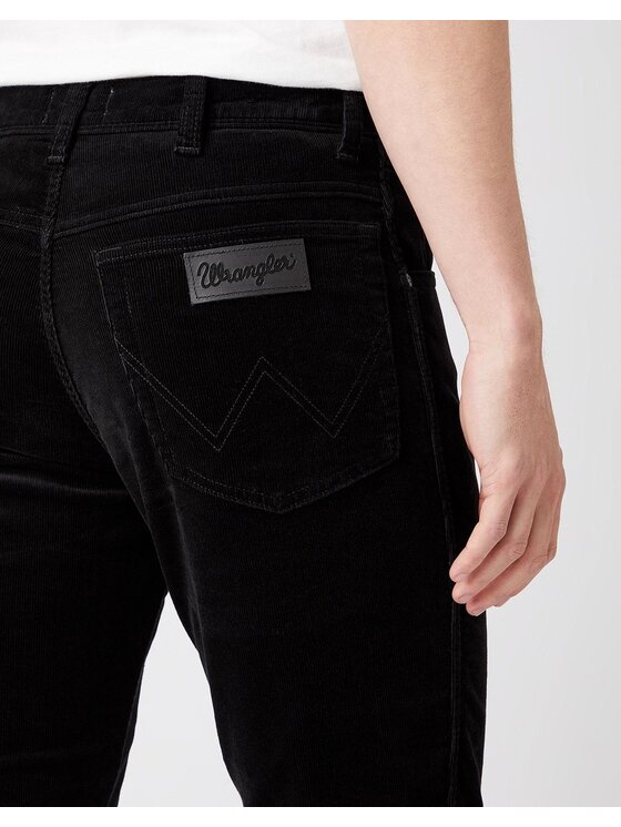 Wrangler Wrangler Pantaloni di tessuto TEXAS SLIM Nero Slim Fit