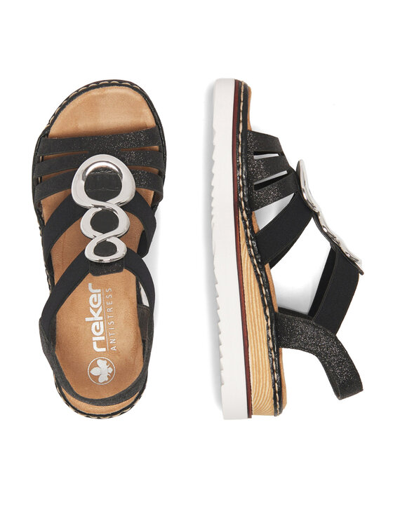 Rieker Rieker Sandaalid 679L4-00 Must