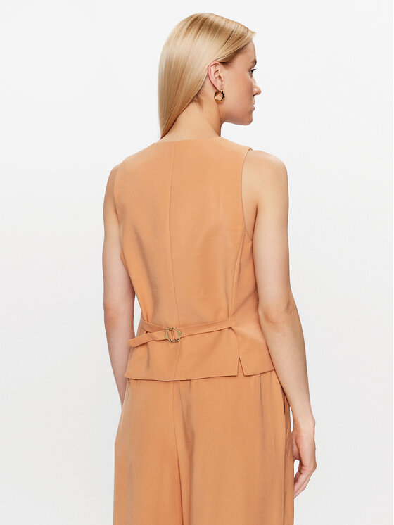 DKNY DKNY Prsluk P3ET8R51 Narančasta Regular Fit