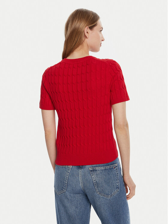Tommy Hilfiger Tommy Hilfiger Džemper WW0WW45656 Crvena Regular Fit