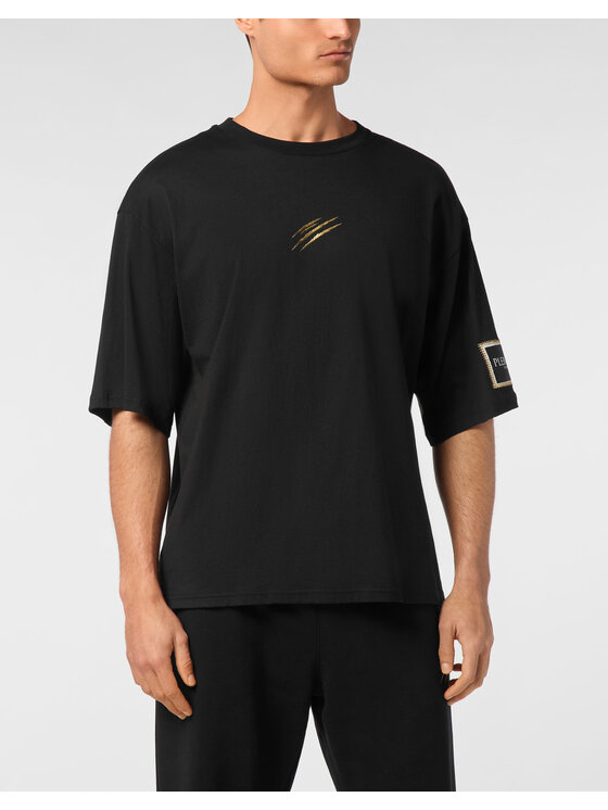 Plein Sport Plein Sport T-Shirt 24101 Czarny Regular Fit