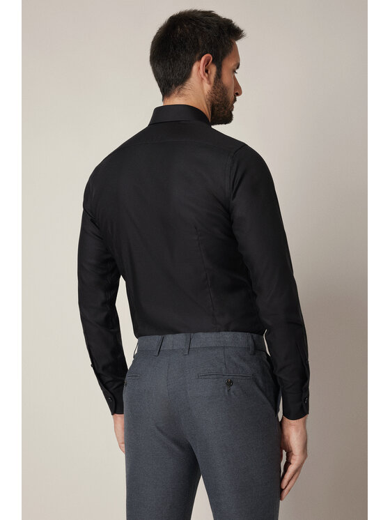 Lancerto Lancerto Koszula Assunta KO073225000014 Czarny Slim Fit