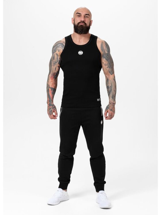 PITBULL PITBULL Tank top Tank Czarny Regular Fit