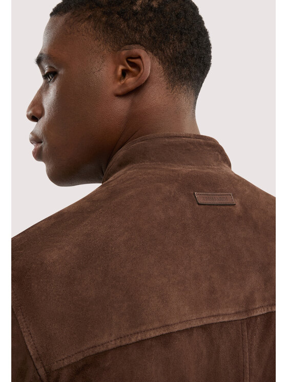 Trussardi Trussardi Kurtka skórzana R312M000046N032 Brązowy Regular Fit