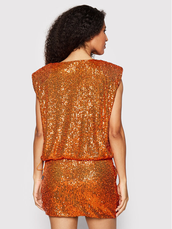 Blusa Sintholo CVP22127BL Arancione Regular Fit