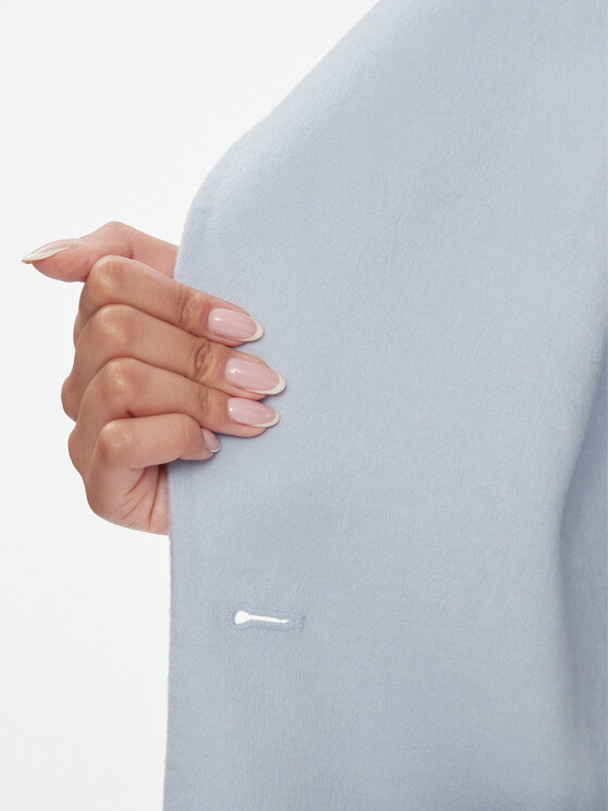 TWINSET TWINSET Kevad-sügis mantel 241TP2010 Sinine Regular Fit