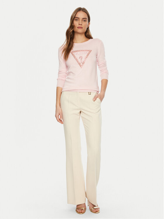 Guess Guess Blúz W5RR39 Z2NQ2 Rózsaszín Regular Fit