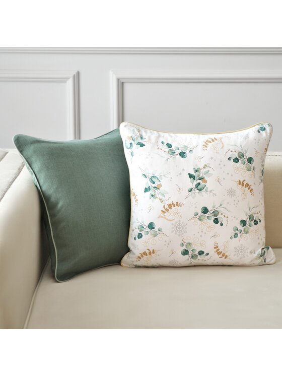 Roseberry Home Roseberry Home Poszewka dekoracyjna Very Jolly Christmas Zielony