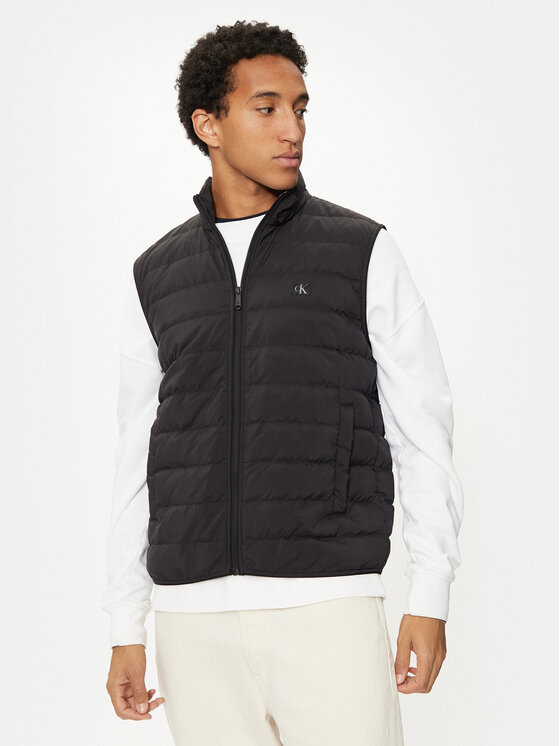 Calvin Klein Jeans Calvin Klein Jeans Vestă J30J326635 Negru Regular Fit