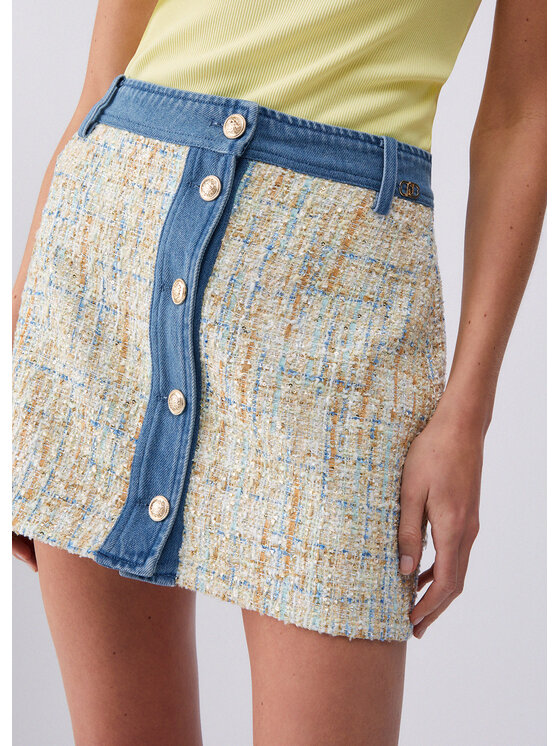 Liu Jo Liu Jo Gonna di jeans UA6293D034778663 Celeste Regular Fit