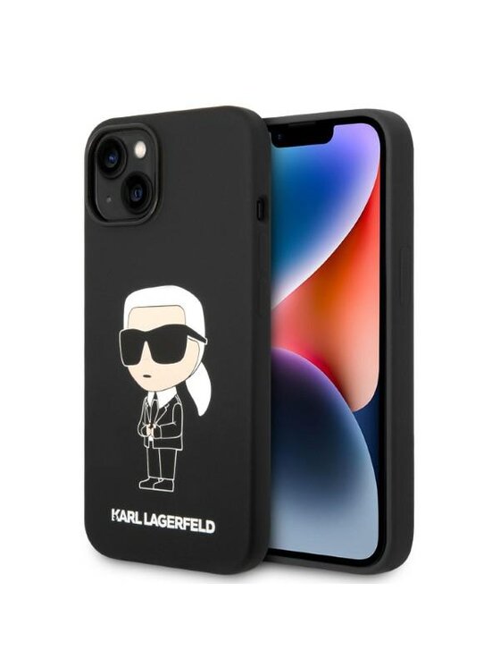 KARL LAGERFELD KARL LAGERFELD Etui na telefon iPhone 14 Plus Czarny