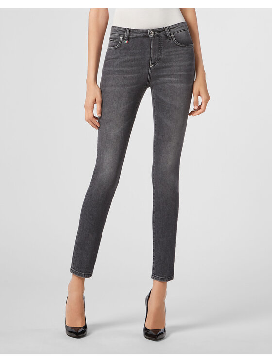 PHILIPP PLEIN PHILIPP PLEIN Jeansy 28513 Szary Slim Fit