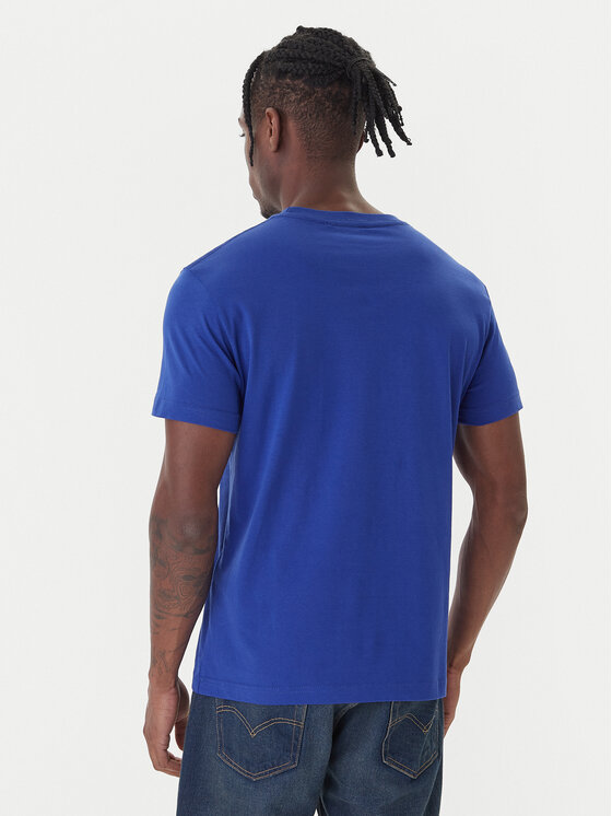 Versace Jeans Couture Versace Jeans Couture T-Shirt 79GAHT00 CJ00T Modrá Regular Fit