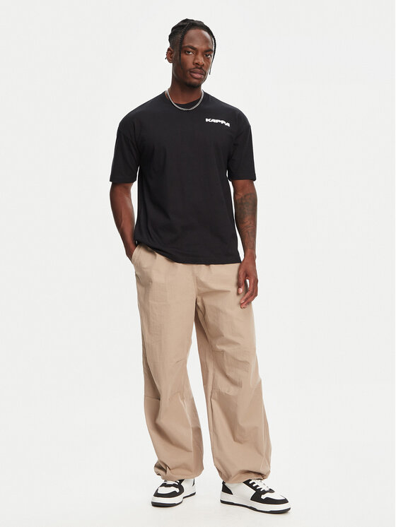 Kappa Kappa Футболка Nyle 351S5GW Чорний Regular Fit