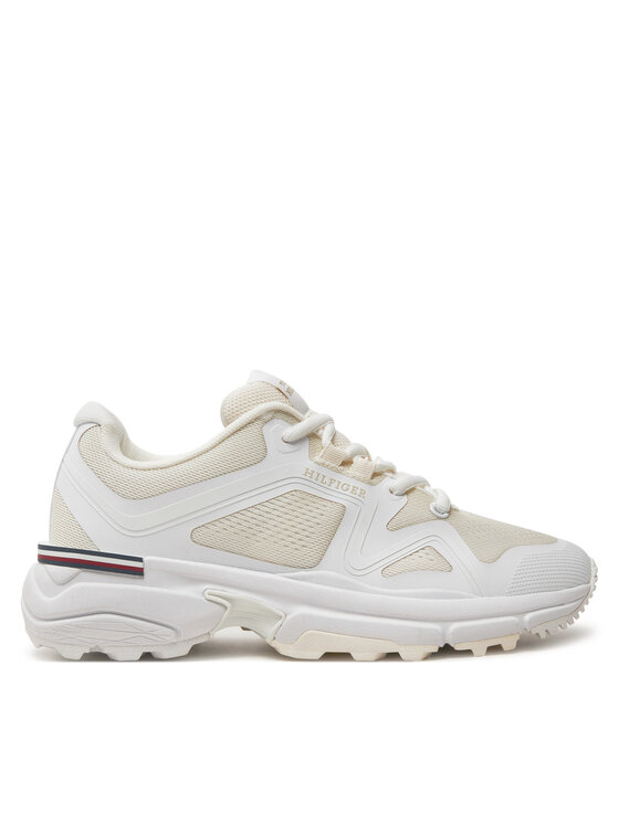 Tommy Hilfiger Snīkeri Womens Trail Runner FW0FW08202 Écru