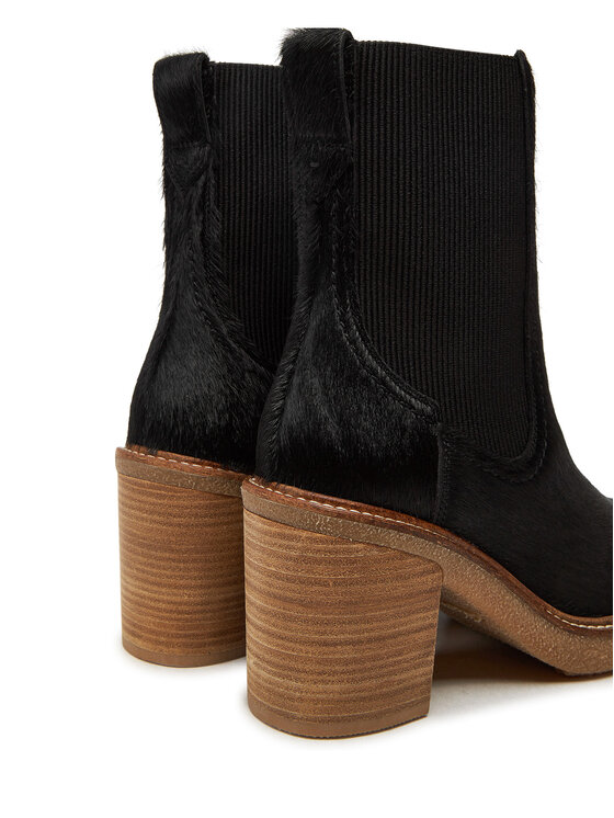 Clarks Clarks Čizme Cassiano Top 26178668 Crna