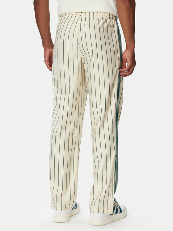 adidas adidas Долнище анцуг Firebird Pinstripes KT4300 Кремав Regular Fit