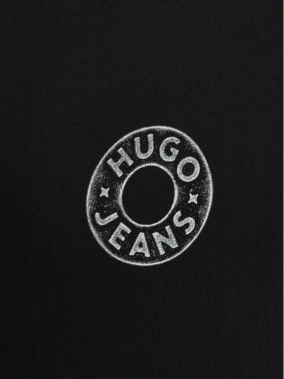 HUGO HUGO Džemperis Nedos 50572298 Juoda Regular Fit