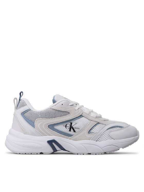 Sneakers Calvin Klein Jeans Retro Tennis Su-Mesh YM0YM00589 White/Iceland Blue 01S