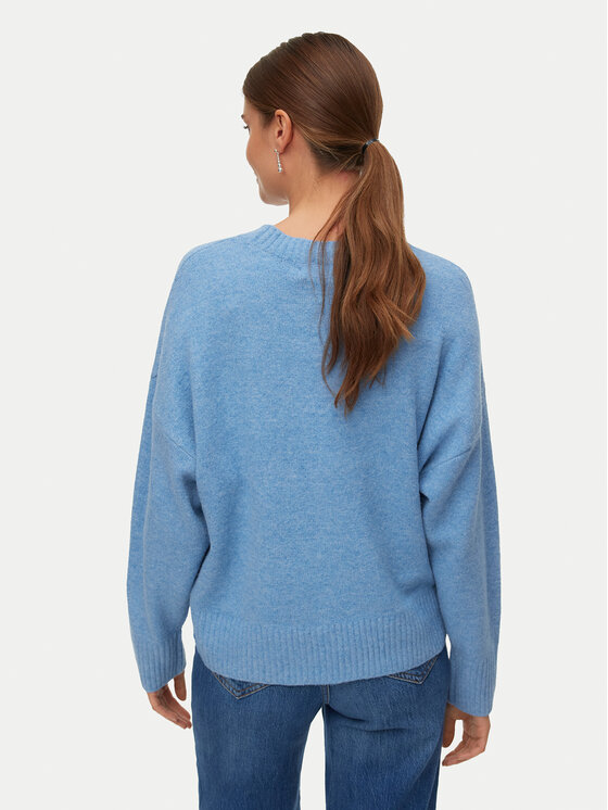 Vero Moda Vero Moda Sveter Vmboom 10320463 Modrá Loose Fit
