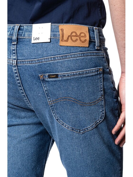 Lee Lee Jeans RIDER CROPPED Blu Slim Fit