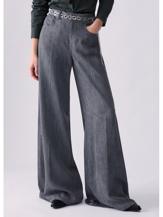Liu Jo Liu Jo Jeansy UF6119D026687457 Szary Regular Fit