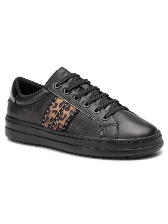Geox Women's Pontoise D Stripe Sneaker Shoe