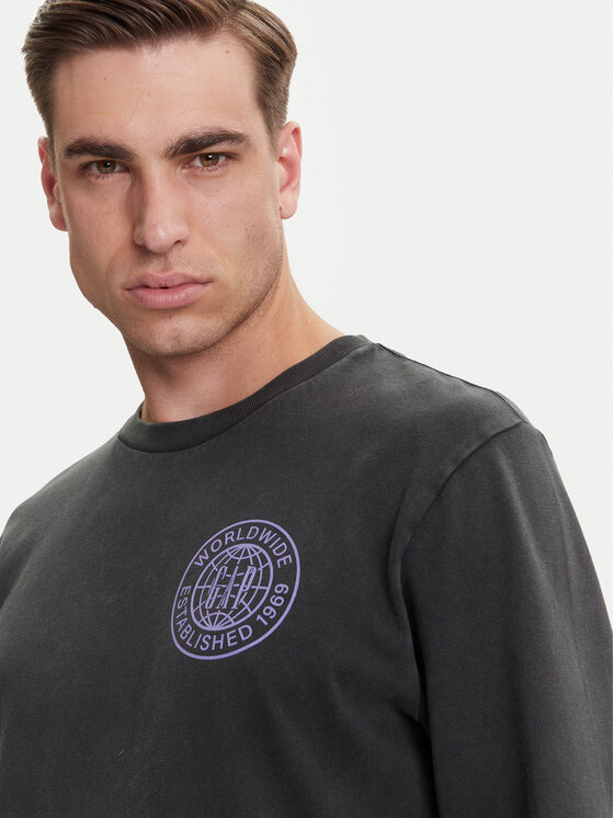 Gap Gap Longsleeve 765034-03 Nero Regular Fit