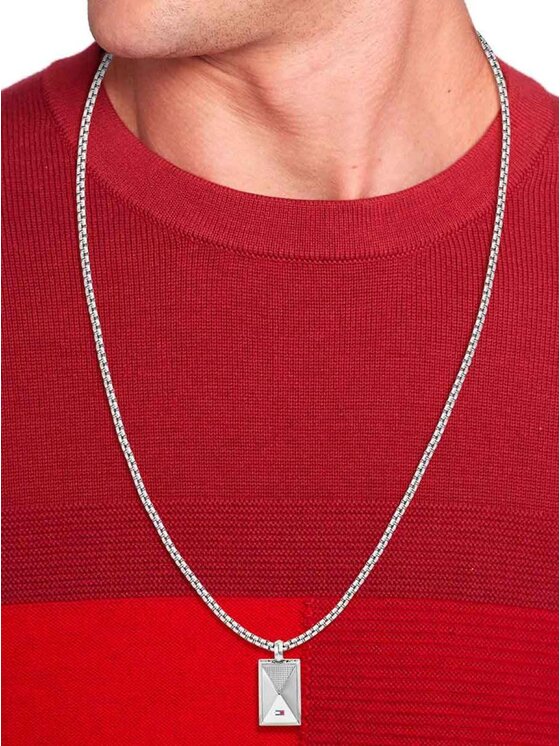 Tommy Hilfiger Tommy Hilfiger Naszyjnik 2790564 Srebrny