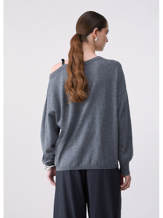 Liu Jo Liu Jo Maglione WF6392MA52S02050 Grigio Regular Fit