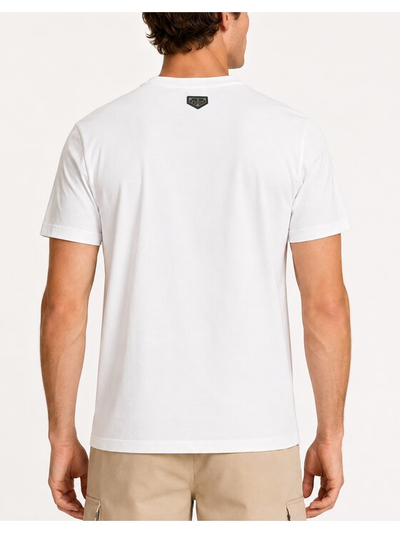 PHILIPP PLEIN PHILIPP PLEIN T-Shirt 31627 Biały Regular Fit