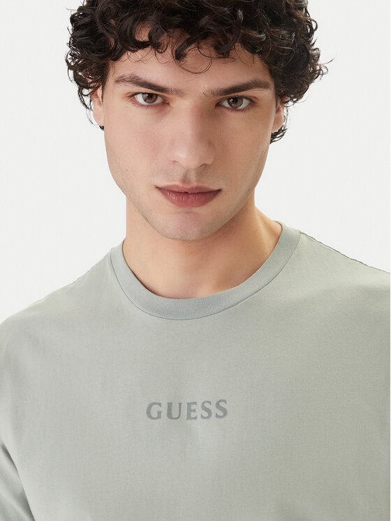Guess Guess Тишърт M6GI27 K3249 Зелен Regular Fit