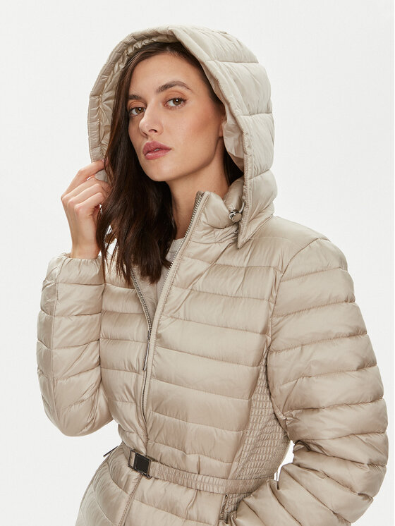 Calvin Klein Calvin Klein Bunda pro přechodné období K20K207109 Béžová Slim Fit
