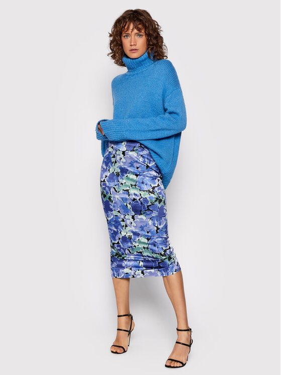 Gonna a matita Tasha Pencil Skirt RT528 Blu Slim