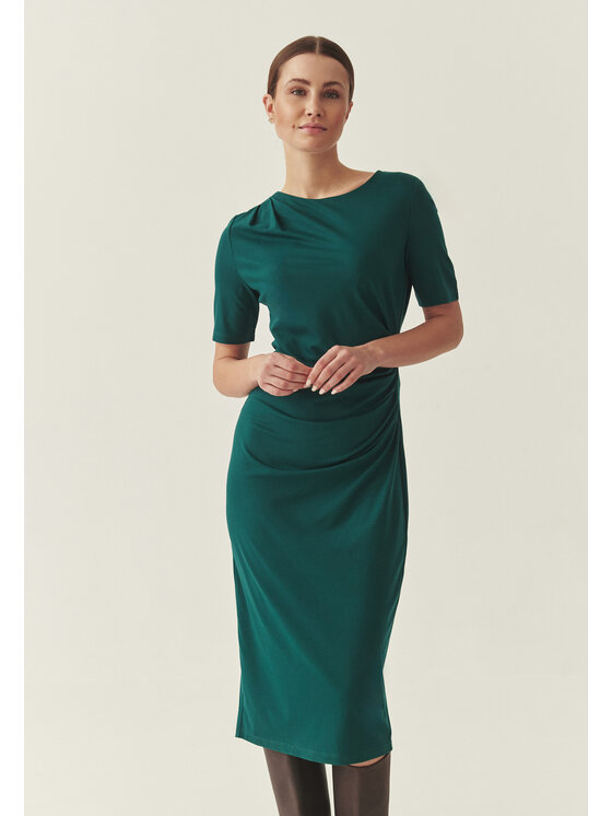 TATUUM Tatuum Úpletové šaty PRIMROSE 1 Zelená Fitted Fit