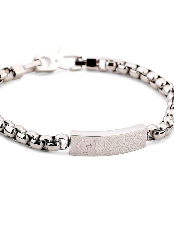 Guess Guess Βραχιόλι JUMB03028JW-ST-L Ασημί